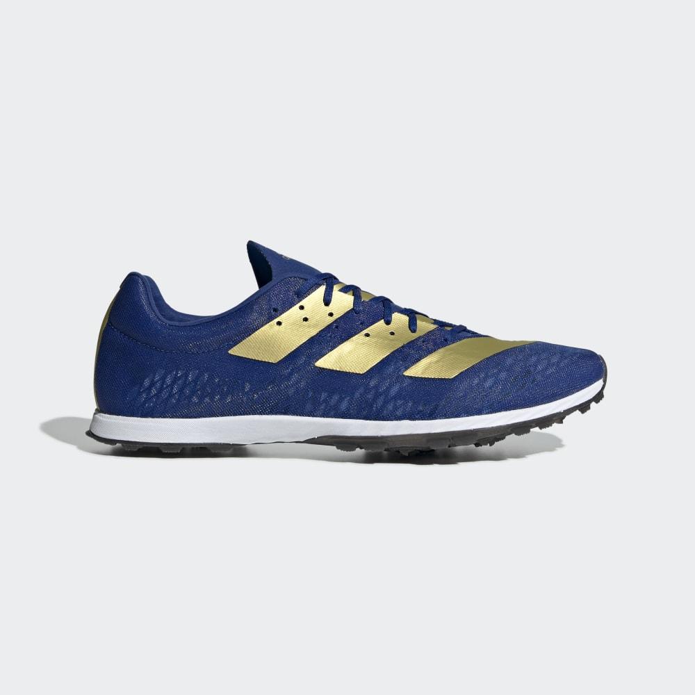 Adidas Men's Adizero XC Sprint Running Shoes Royal/Gold Metal/Black Ireland F35760